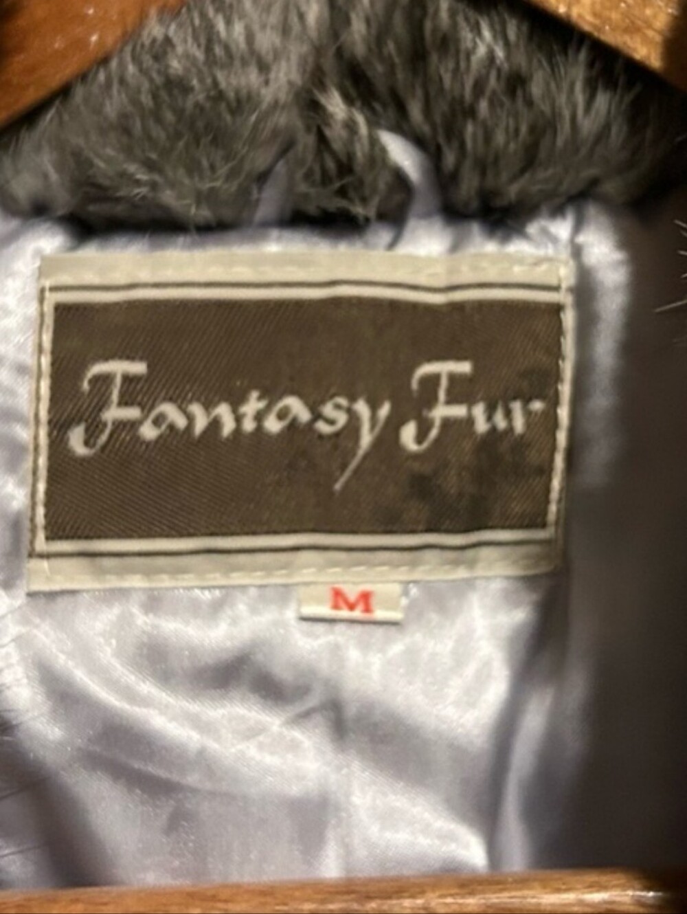 Grey Rabbit Fur Jacket - Picture 5 of 5